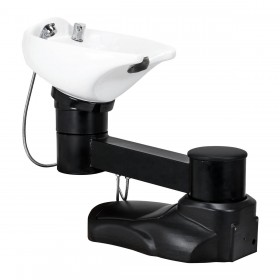 GABBIANO Hair Wash Unit with boom bowl Black